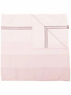 Bally écharpe à bords rayés