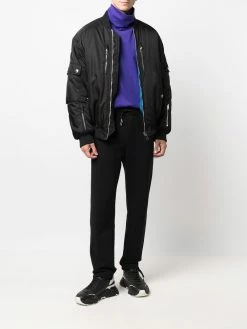 Bally pull en coton biologique à col roulé