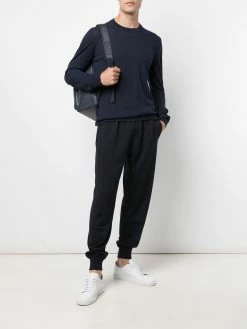 Bally pull en maille à col ras-de-cou