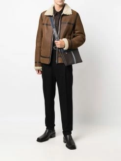 Bally pantalon droit à taille haute