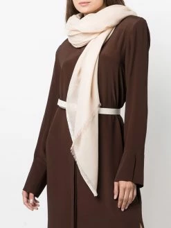 Bally écharpe en cachemire mélangé à logo brodé