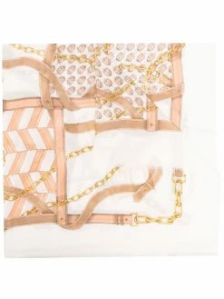 Bally écharpe B-Chain en laine mélangée