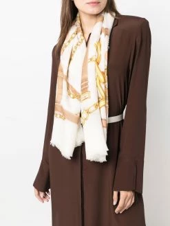 Bally écharpe B-Chain en laine mélangée