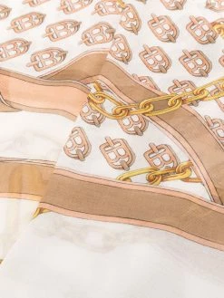 Bally écharpe B Chain en laine mélangée Vendre-Réclame Écharpes femme 7 Bally écharpe B-Chain en laine mélangée
