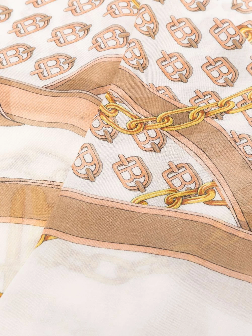 Bally écharpe B Chain en laine mélangée Vendre-Réclame Écharpes femme 5 Bally écharpe B-Chain en laine mélangée