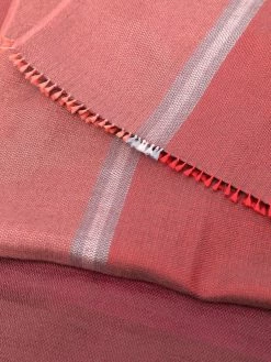 Bally écharpe à bords rayés