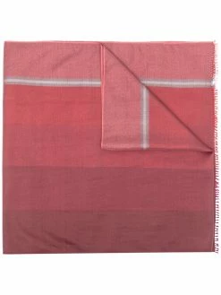 Bally écharpe à bords rayés