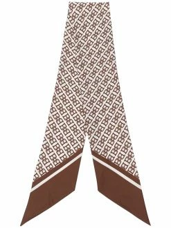 Bally écharpe à motif monogrammé