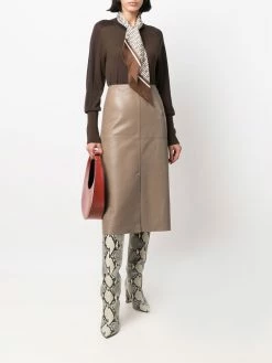 Bally écharpe à motif monogrammé