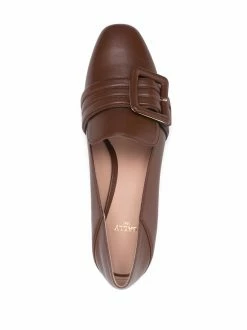 Bally mocassins en cuir à contrefort pliable