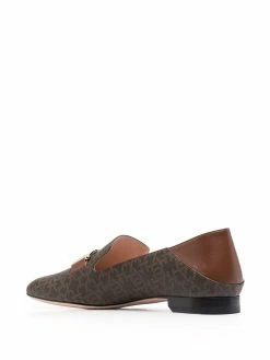 Bally mocassins à motif monogrammé