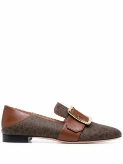 Bally mocassins en cuir à contrefort pliable