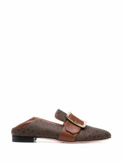 Bally mocassins en cuir à contrefort pliable