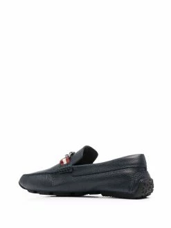 Bally mocassins en cuir à plaque logo