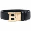 Bally ceinture en cuir à boucle B
