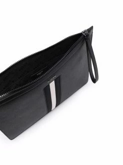 Bally pochette à rayures Signature