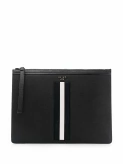 Bally pochette à rayures Signature