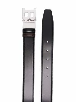 Bally ceinture en cuir à plaque logo