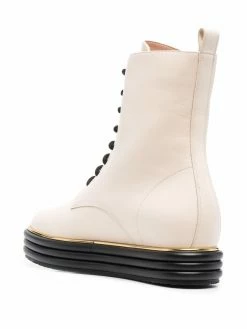 Bally bottines bicolores à lacets