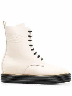 Bally bottines bicolores à lacets