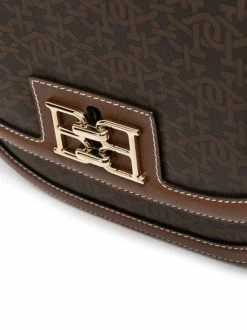 Bally sac en cuir à plaque logo