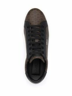Bally baskets à motif monogrammé