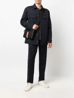 Bally sac porté épaule à détail rayé