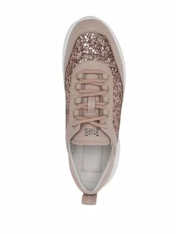 Bally baskets pailletées à semelle épaisse