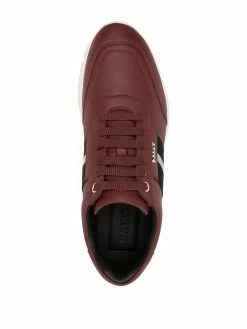 Prix Usine Bally Baskets à rayures latérales baskets basses homme 9 Bally baskets à rayures latérales