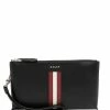 Bally pochette à triple rayures signature