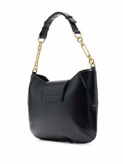 Bally sac porté épaule en cuir à plaque logo