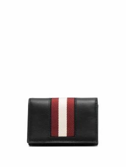 Bally portefeuille à détails rayés