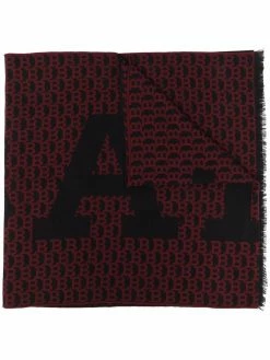 Bally écharpe à motif monogrammé
