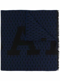 Bally écharpe en soie mélangée à motif monogrammé