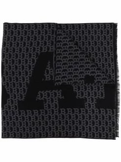 Bally écharpe à motif monogrammé