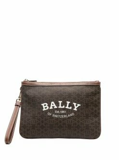 Bally pochette à logo imprimé