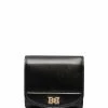 Bally portefeuille en cuir à plaque logo