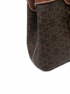 Bally sac à main en cuir à imprimé monogrammé