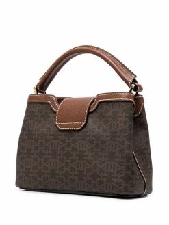 Bally sac à main en cuir à imprimé monogrammé