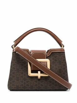 Bally sac à main en cuir à imprimé monogrammé