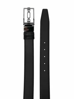 Bally ceinture en cuir à plaque logo