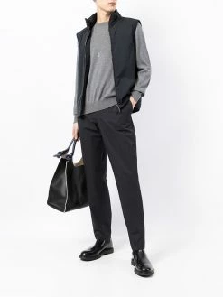 Bally pull en laine à logo brodé