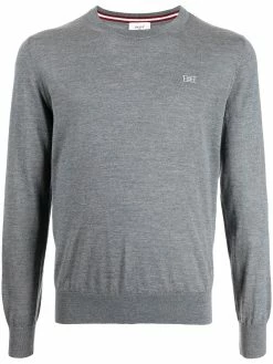 Bally pull en laine à logo brodé