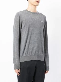 Bally pull en laine à logo brodé