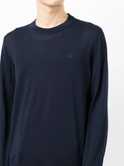 Bally pull en laine à col ras du cou