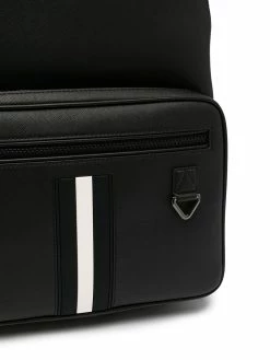 Bally sac à dos en cuir à rayures