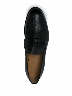 Bally mocassins en cuir à plaque logo