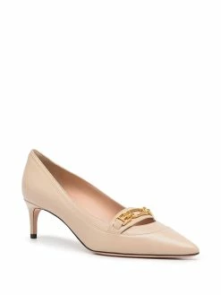 Bally escarpins en cuir à plaque logo