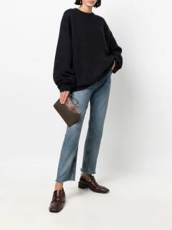 Bally pochette en cuir à motif monogrammé