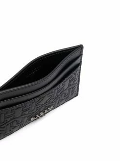 Bally porte-cartes à motif monogrammé embossé